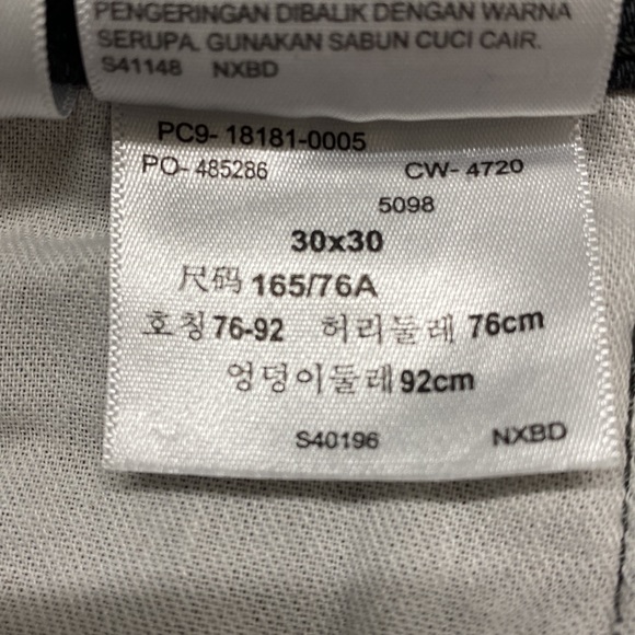 Levi’s Water < Less Straight Leg Jeans Charcoal 30W30L - Picture 9 of 10